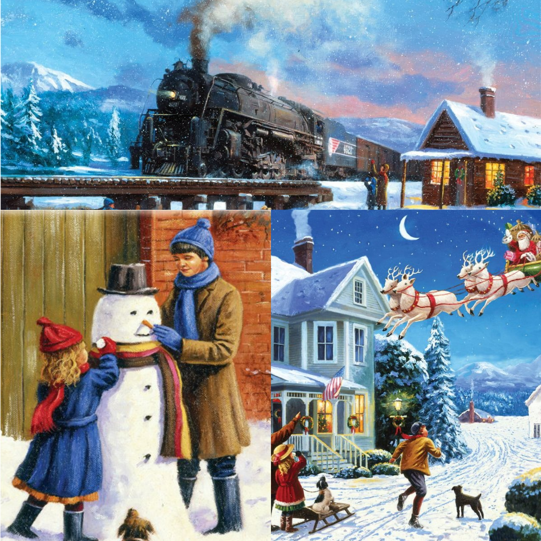 Painting by Numbers Christmas Multipack