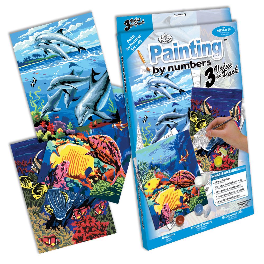 Painting By Numbers Sea Life Set