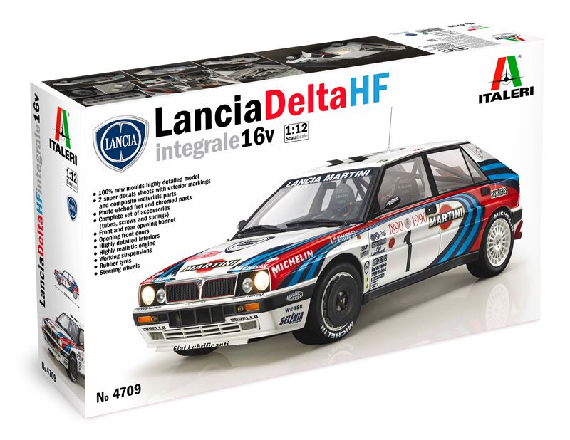 Italeri 1/12 Scale Lancia Delta HF Integrale Model Kit