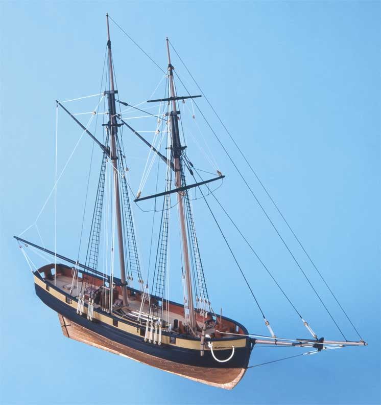 Caldercraft 1/64 Scale HM Schooner Pickle 1778 Model Kit