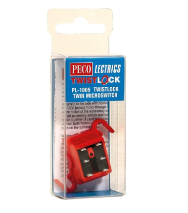 Peco Twistlock Twin Microswitch