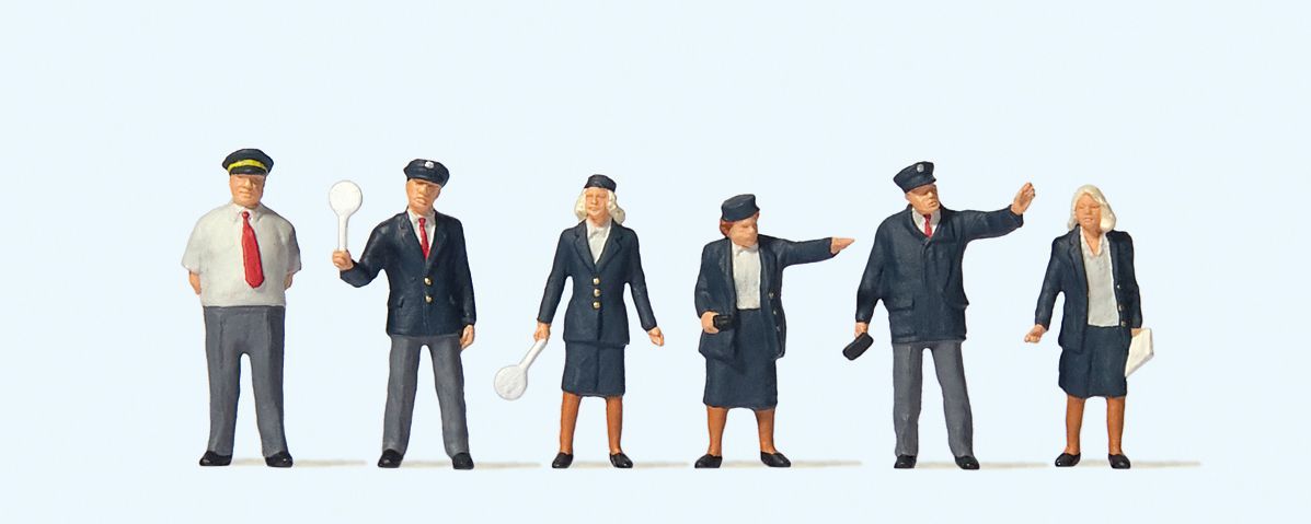 Preiser OO Scale British Rail Staff Figure Set (6)
