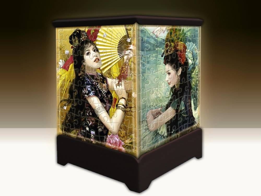 3D Jigsaw Working Lantern Dancing Girls