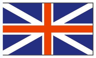 GB Historical Union Jack 1707 - 1801 Flag - 150mm