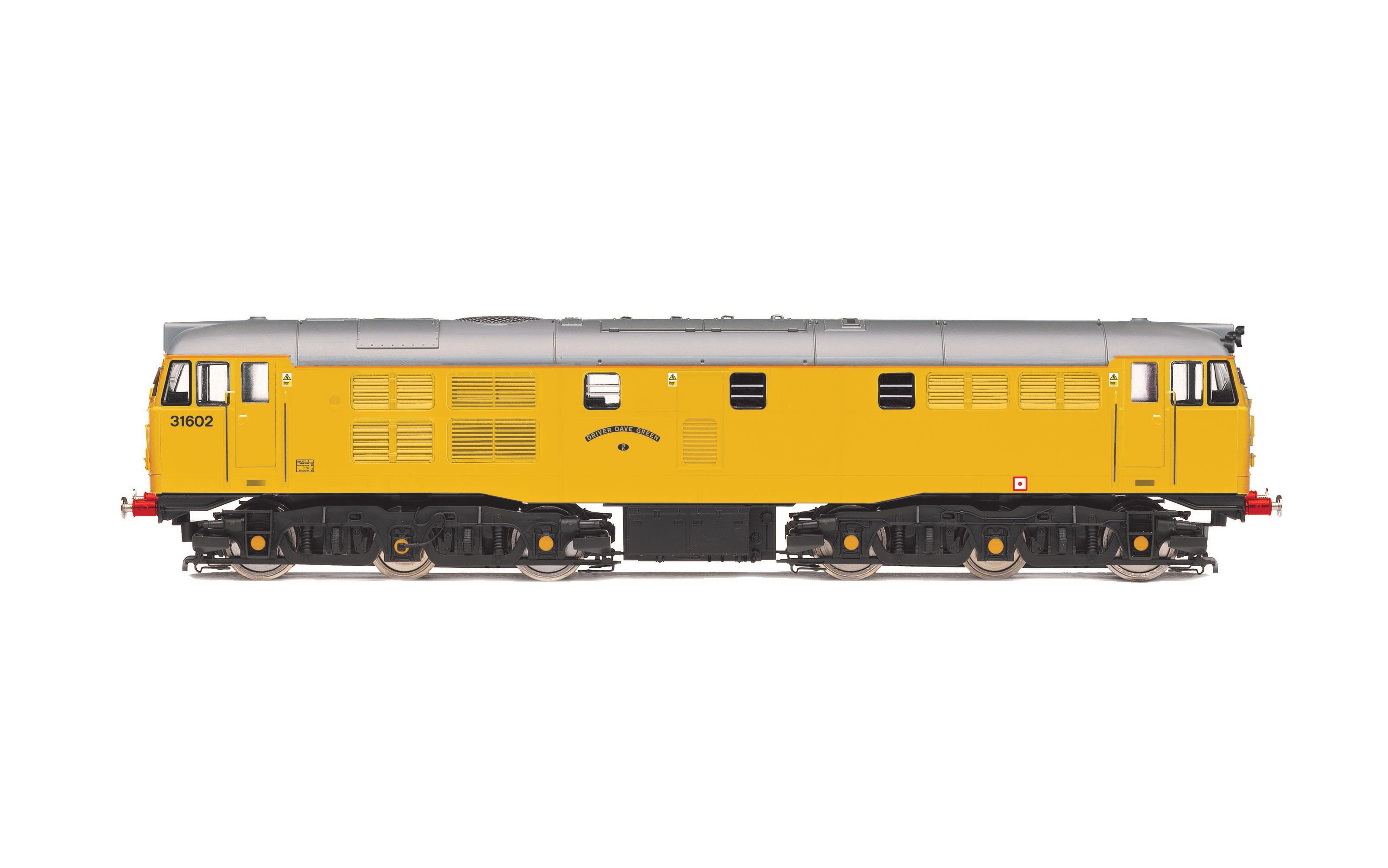 Hornby Network Rail, Class 31, A1A-A1A, 31602 'Driver Dave Green' - Era 9 OO Gauge