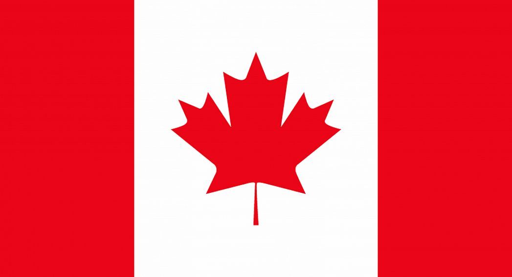 Canada National Fabric Flag - 125mm