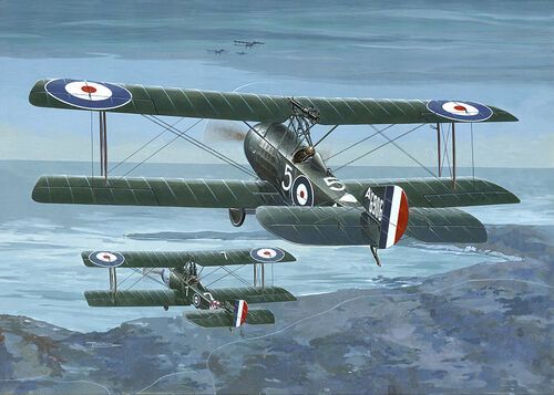 Roden 1/32 Scale British Sopwith 1 1/2 Strutter WWI Comic Fighter, 1917/18 Model Kit