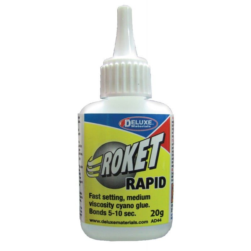 Deluxe Materials Roket Rapid Cyanoacrylate Super Glue