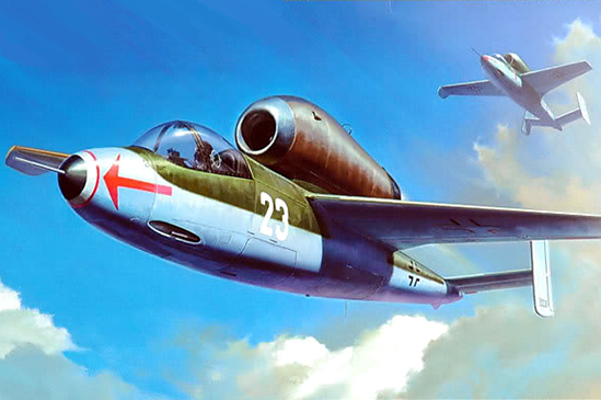Tamiya 1/48 Scale Heinkel He162 A-2 Salamander Model Kit