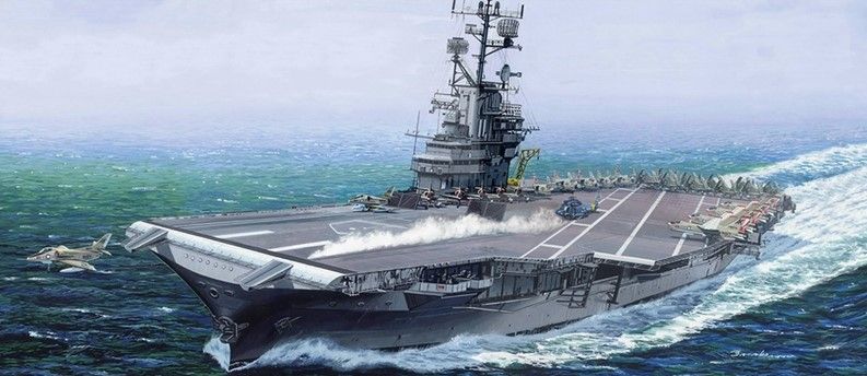 Trumpeter 1/350 Scale USS Intrepid CV-11 Model Kit