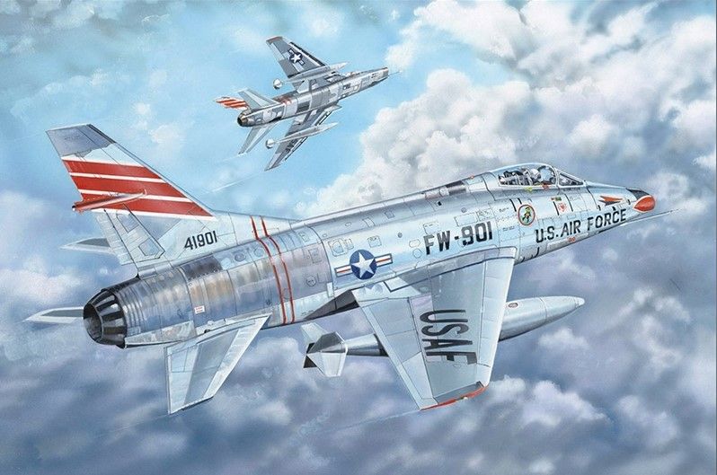 Trumpeter 1/32 Scale F-100C Super Sabre Model Kit
