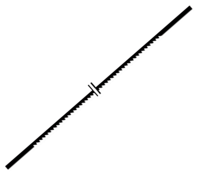 Proxxon Micromot Fine Toothed Pinless Scroll Saw Blades 34TPI No.3 for Soft Materials (Pack of 12)