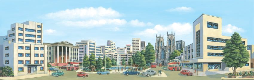 Peco City Centre Backscene
