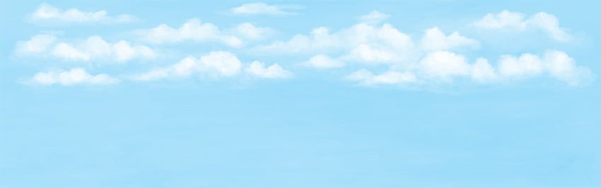 Peco Sky with Cumulus Cloud Backscene