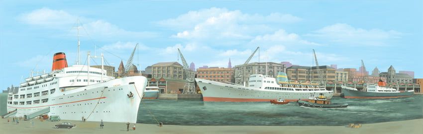 Peco Dock Centre Backscene