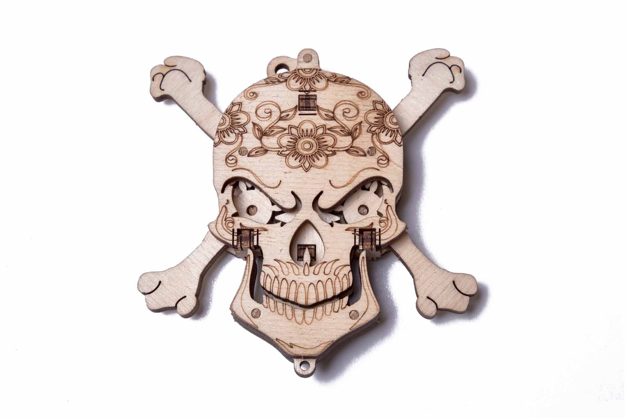 Wood Trick Skull