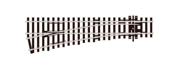 Peco Small Radius LH OO Gauge