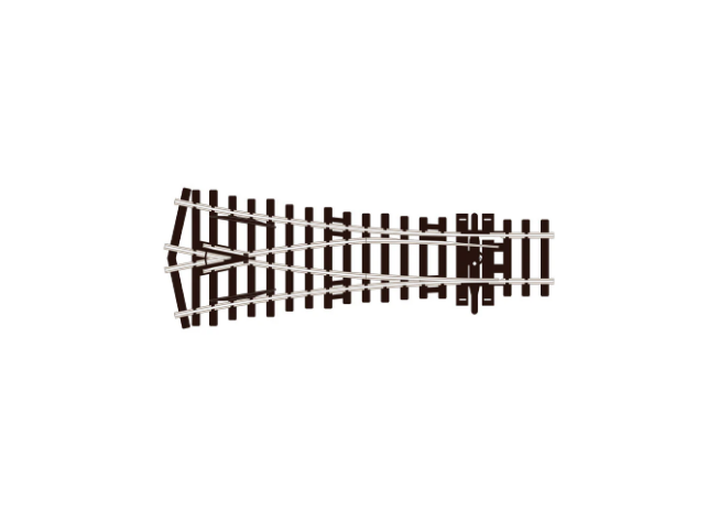 Peco Small Radius Y Turnout Unifrog Track OO/HO Gauge