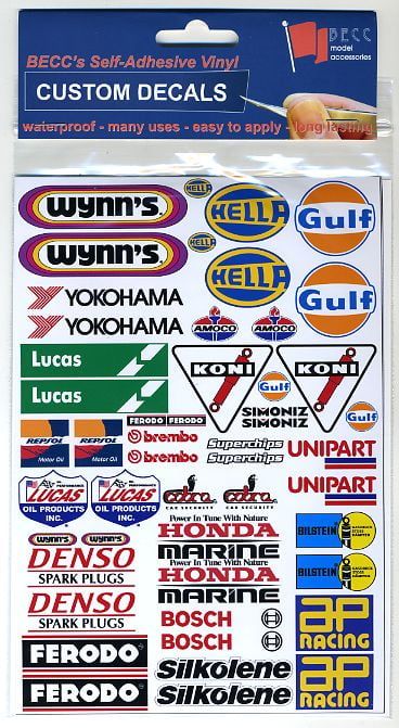 Sponsors Custom Decals Medium