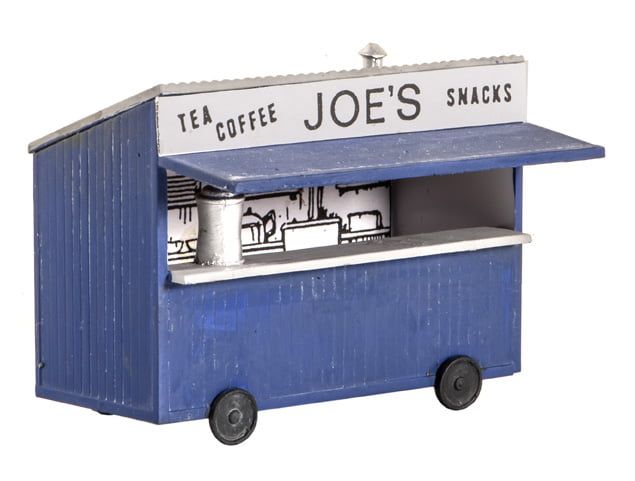 Peco Tea Kiosk with printed Name & Interior Detail OO Gauge