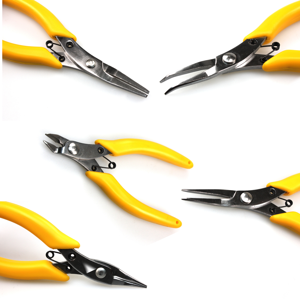 Stainless Steel Hobby Pliers and Cutters - Bent Nose