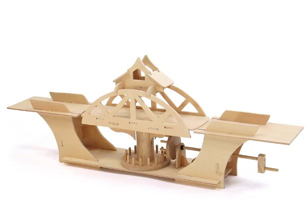 Pathfinders Swing Bridge Educational Wood Kit
