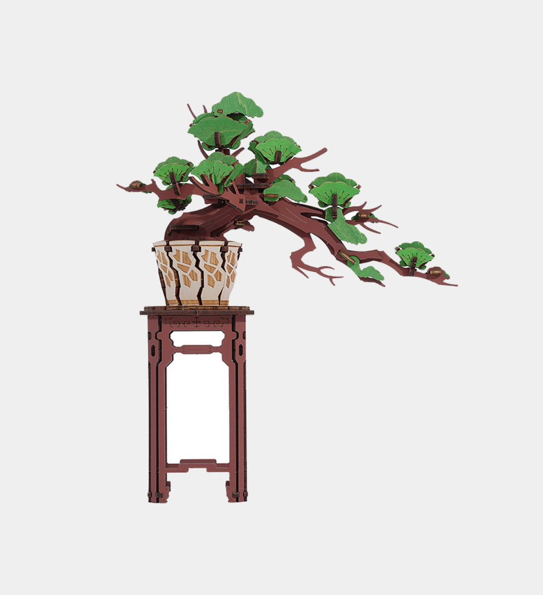 Rolife Evergreen Pine Bonsai Wooden Model Kit