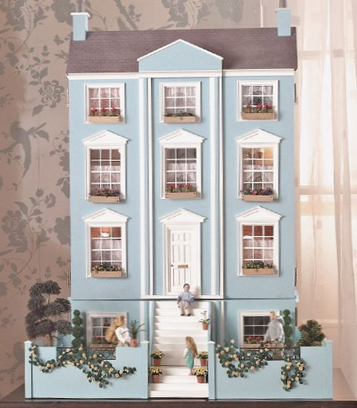 Unpainted The Classical Georgian Ready to Assemble 12th Scale Dolls House Kit
