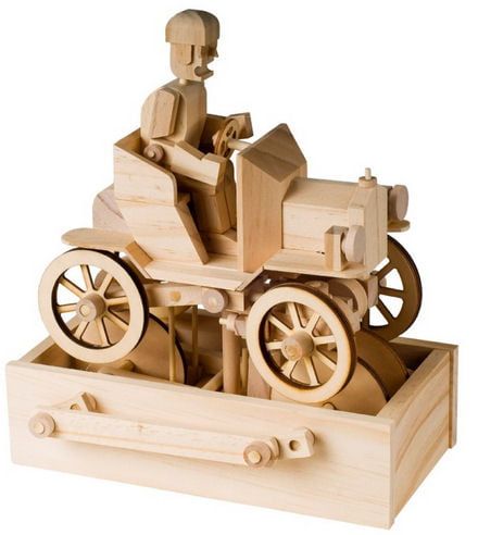 Timberkits Vintage Car Automaton Model Kit