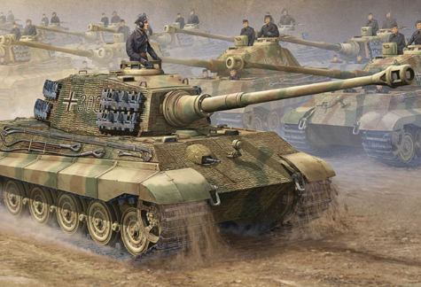 Trumpeter 1/16 Scale King Tiger Tank Model Kit