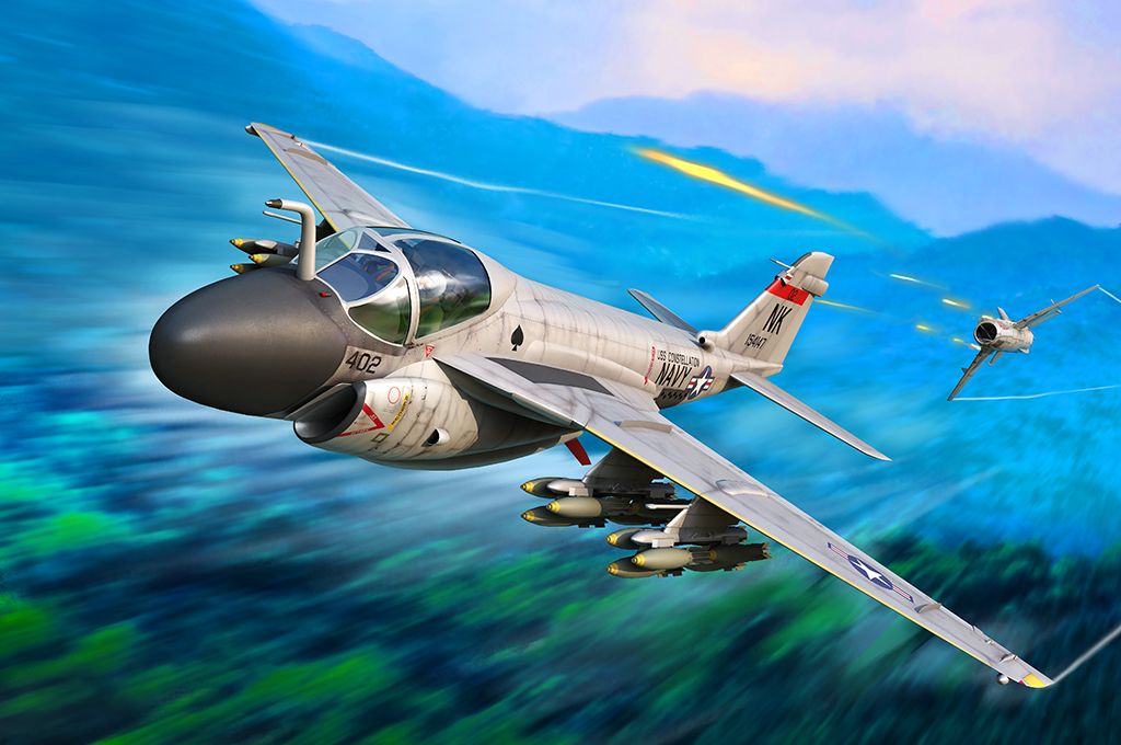 Trumpeter 1/72 Scale A-6A Intruder Model Kit