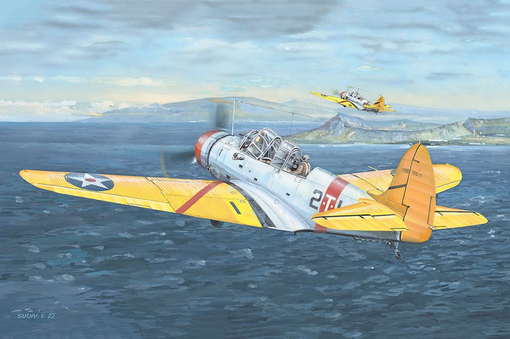 Trumpeter 1/32 Scale US TBD-1 Devastator Torpedo Bomber Model Kit