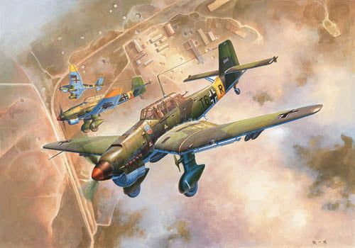 Trumpeter 1/24 Scale Junkers Ju 87B-2 Stuka Model Kit