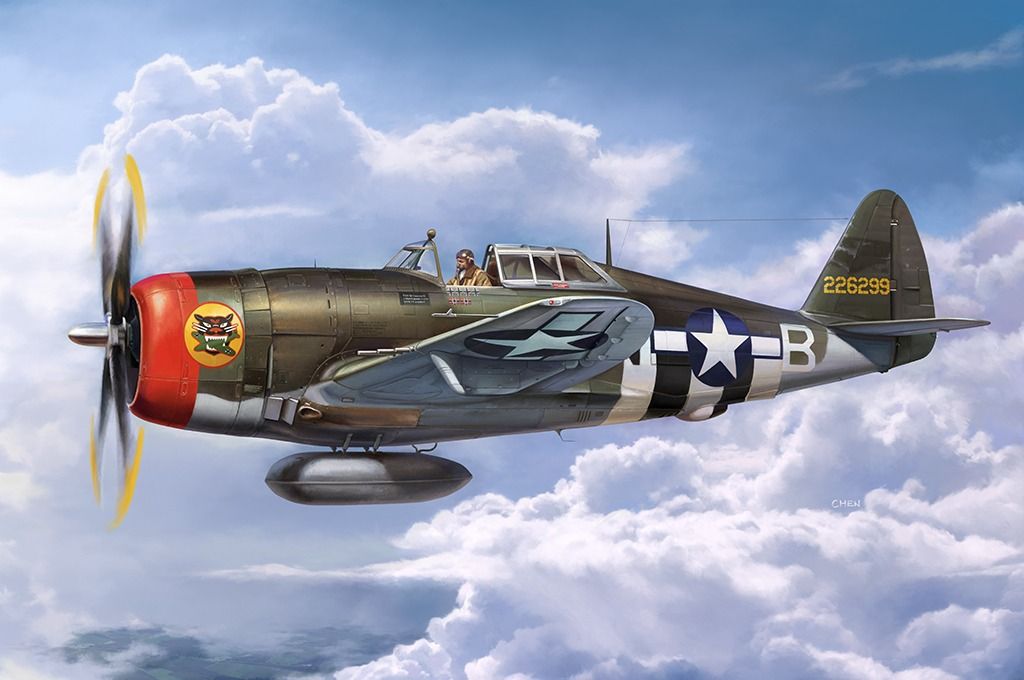Trumpeter 1/24 Scale P-47D Thunderbolt Razorback Model Kit