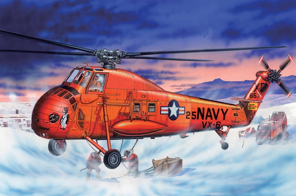 Trumpeter 1/48 Scale UH-34D Seahorse Helicopter Model Kit