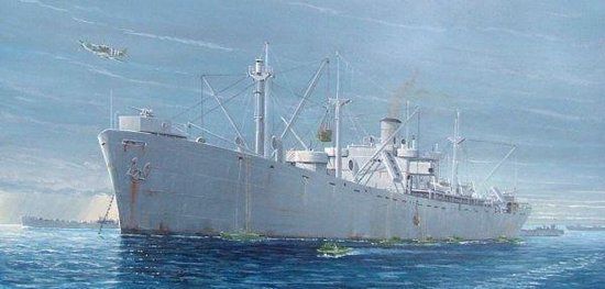 Trumpeter 1/350 Scale SS Jeremiah O'Brien D-Day Liberty Ship Model Kit