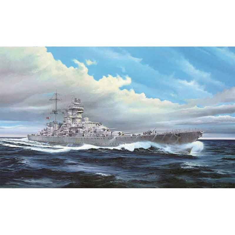 Trumpeter 1/350 Scale British Royal Navy HMS Cornwall British WWII Heavy Cruiser Ship Model Kit