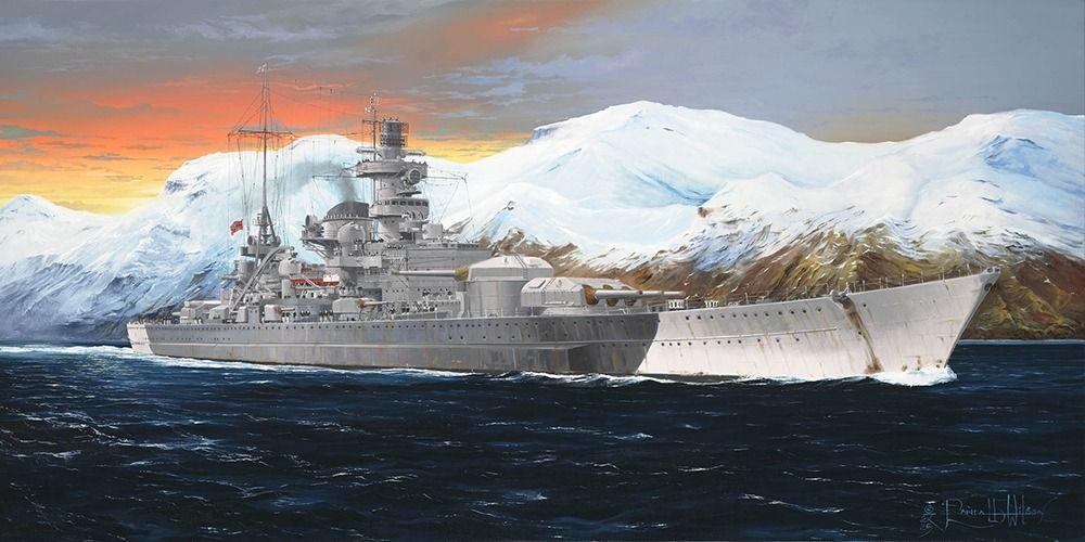 Trumpeter 1/350 Scale German Navy Scharnhorst Battleship Model Kit