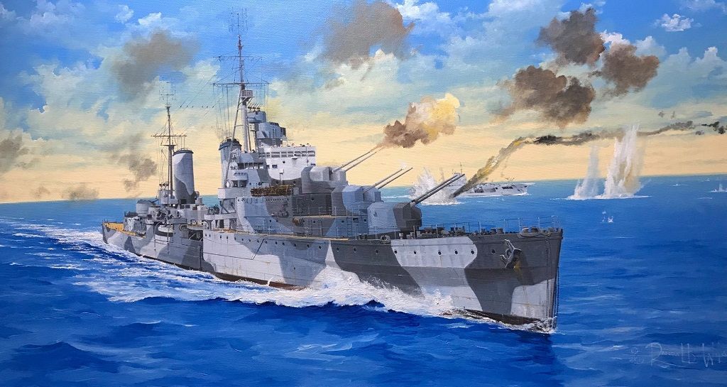 Trumpeter 1/350 Scale HMS Naiad WWII Dido-class Light Cruiser Model Kit