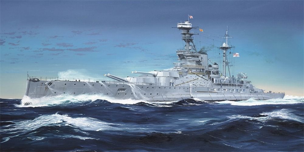 Trumpeter 1/350 Scale British Royal Navy HMS Royal Oak Battleship Model Kit