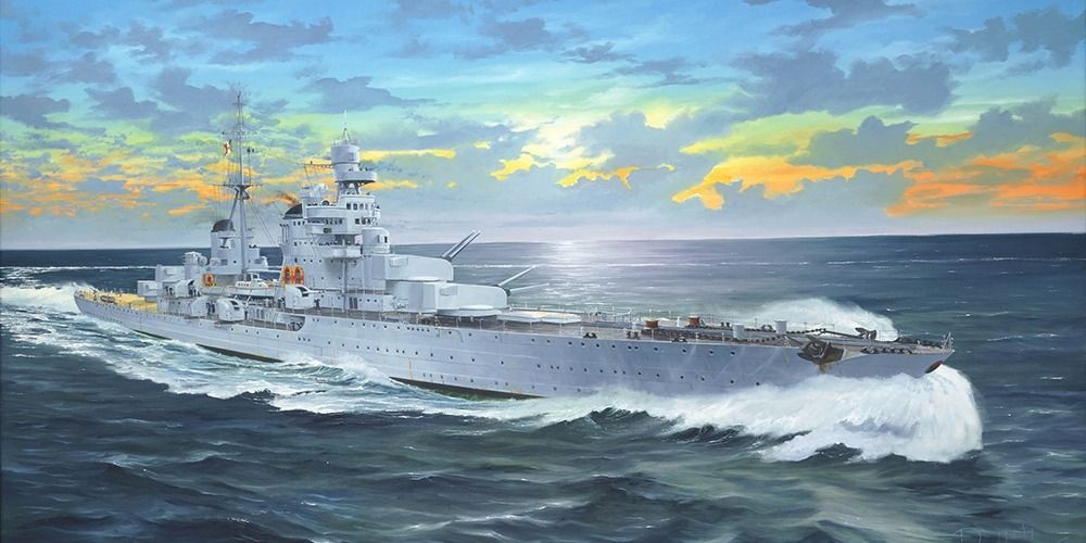 Trumpeter 1/350 Scale Italian Navy Heavy Cruiser Pola (battleship) Model Kit