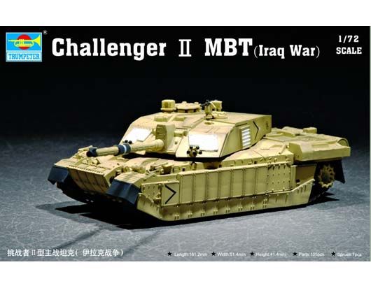 Trumpeter 1/72 Scale Challenger 2 (Iraq War) Model Kit