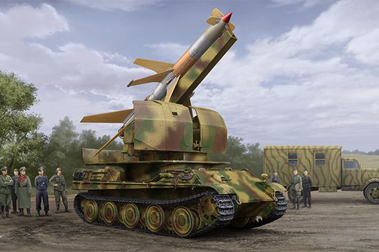 Trumpeter 1/35 Scale Flakpanther w/8.8cm Flakrakete Rheintochter I Model Kit