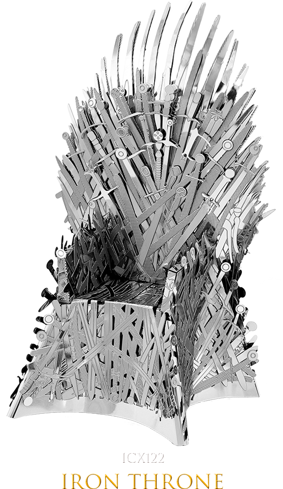 Metal Earth Game of Thrones Iron Throne 3D Metal Model Kit