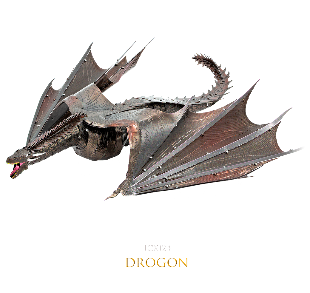 Metal Earth Game of Thrones Drogon 3D Metal Model Kit