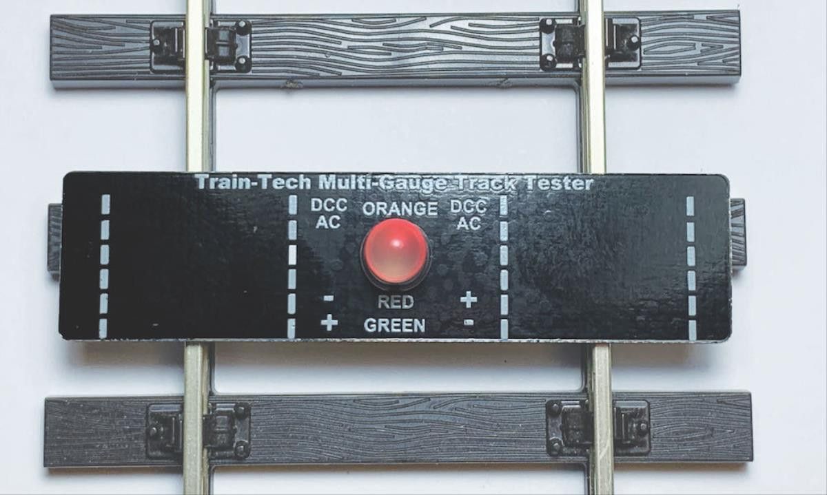 Train Tech Multi-Gauge Track Tester - DC & DCC Railways OO, HO & O Gauge