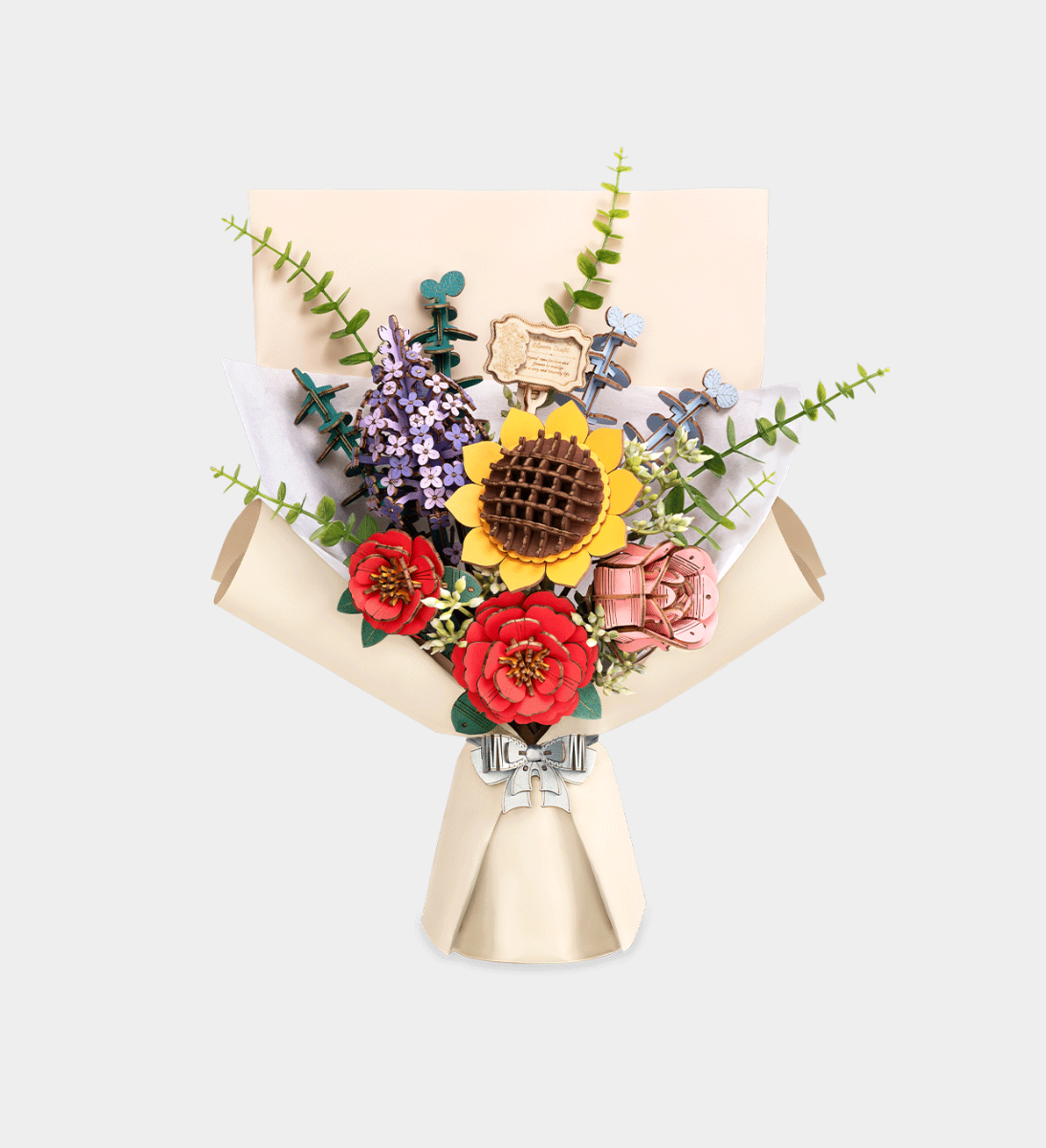 Rowood Flower Bouquet Wooden Model Kit