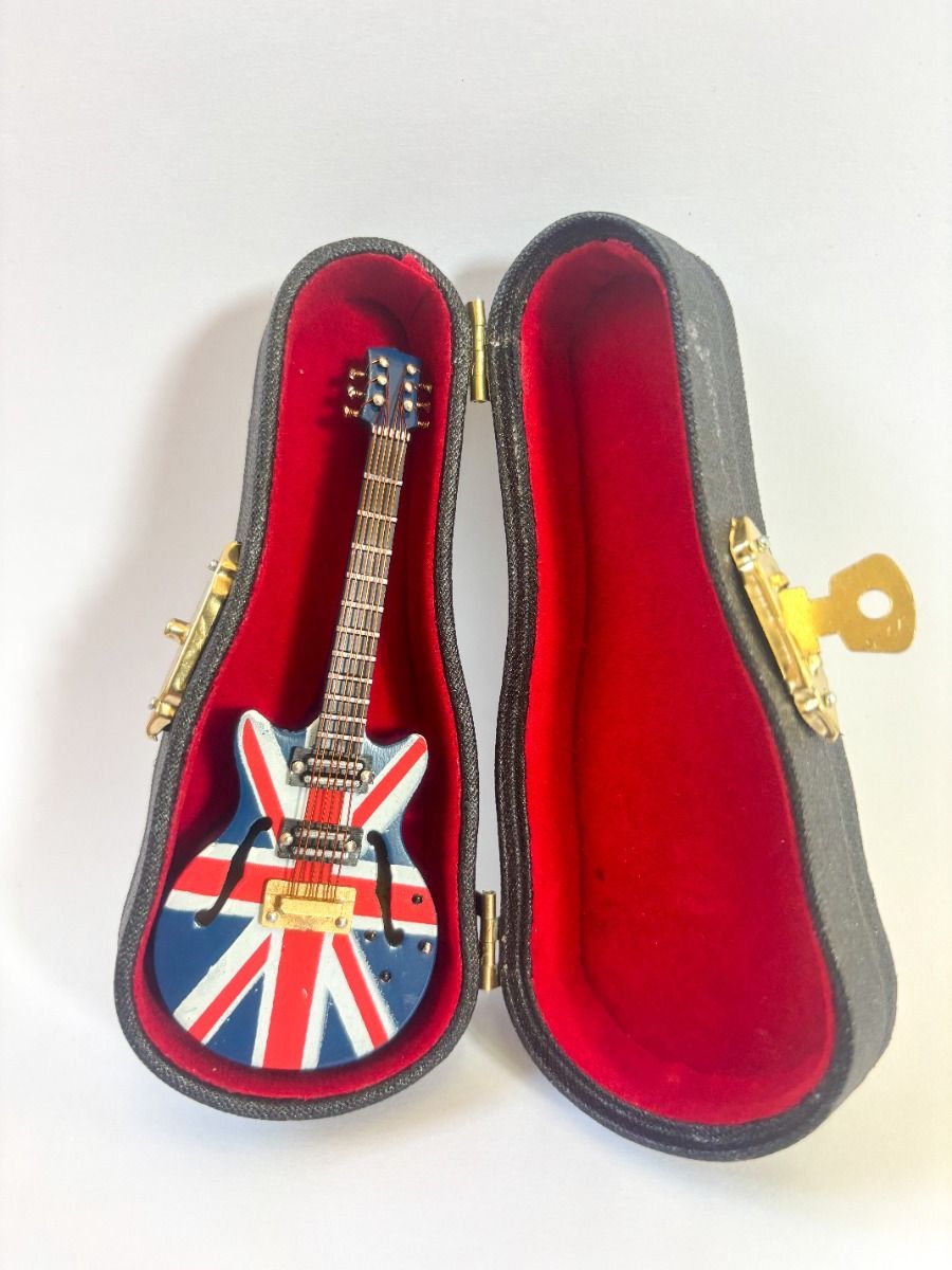 Union Jack Guitar for 12th Scale Dolls House