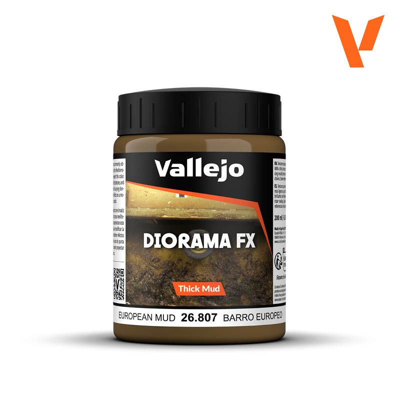 Vallejo European Thick Mud Weathering Effects 200ml