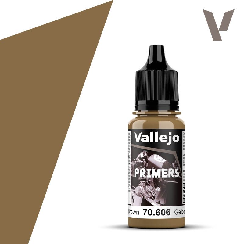 Acrylic Polyurethane Primer German Green Brown (RAL 8000) 17ml